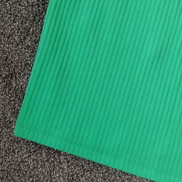 Women's New With Tag Active Zone Size 3X Green Ribbed Shorts - Picture 11 of 16